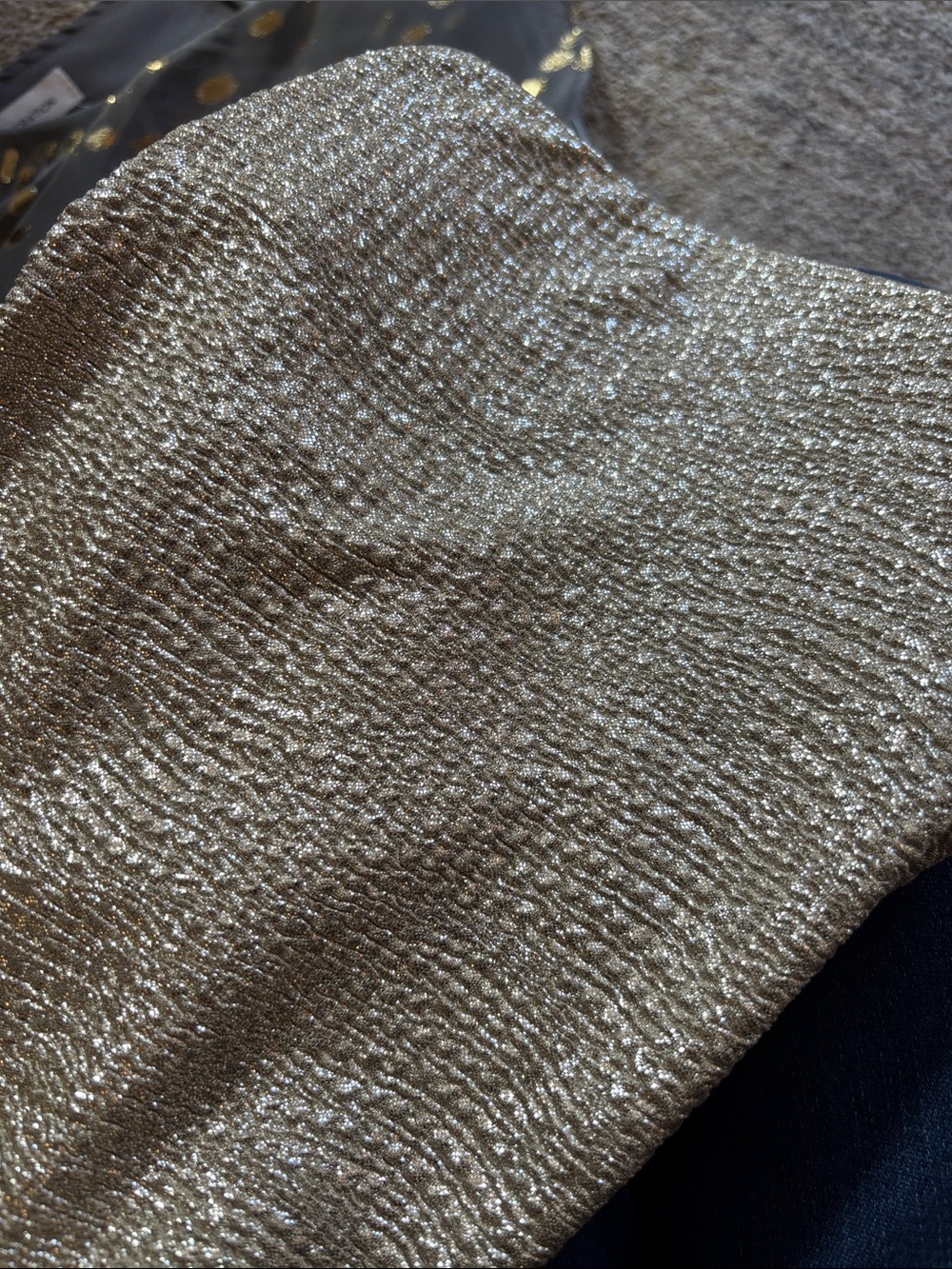 BCBGeneration Metallic Mini Skirt - Picture 3 of 4